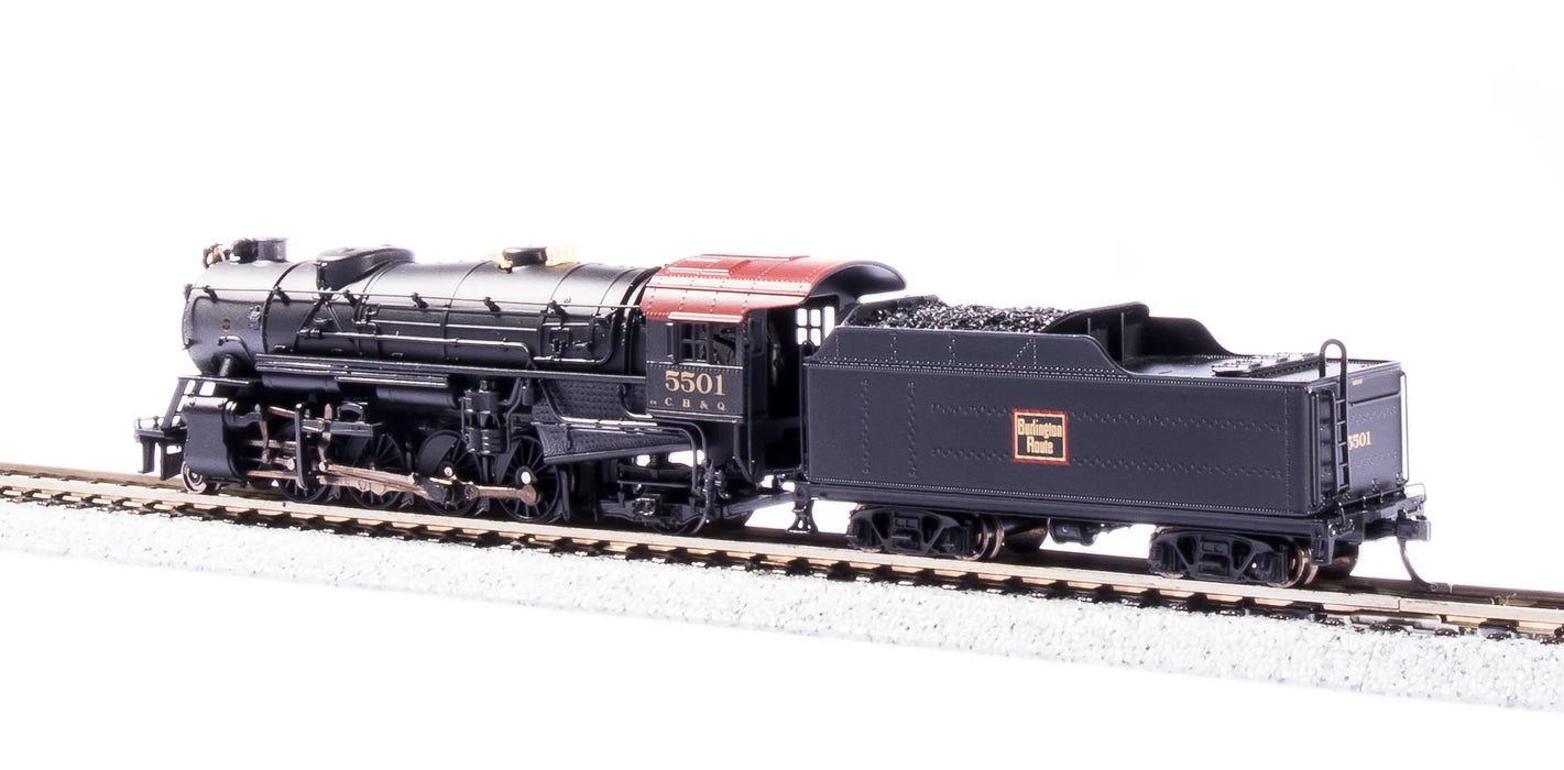 BLI 3973 N Scale USRA 2-8-2 Light Mikado Burlington CB&Q 5502 Paragon4 DCC
