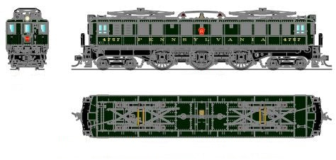 BLI 4708 HO Scale P5a Boxcab Electric Pennsylvania Railroad PRR 4757 DCC Sound
