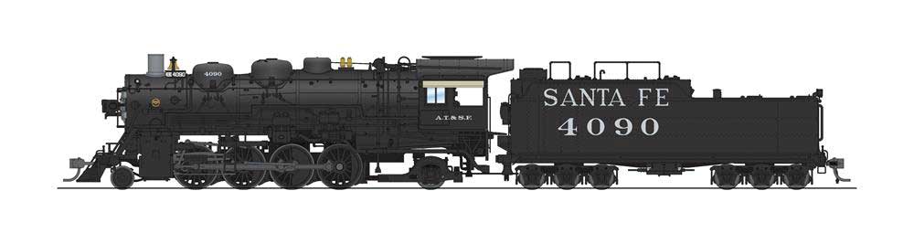 BLI 4762 HO Scale 2-8-2 Mikado Steam Loco Santa Fe ATSF 4090 Paragon4 DCC