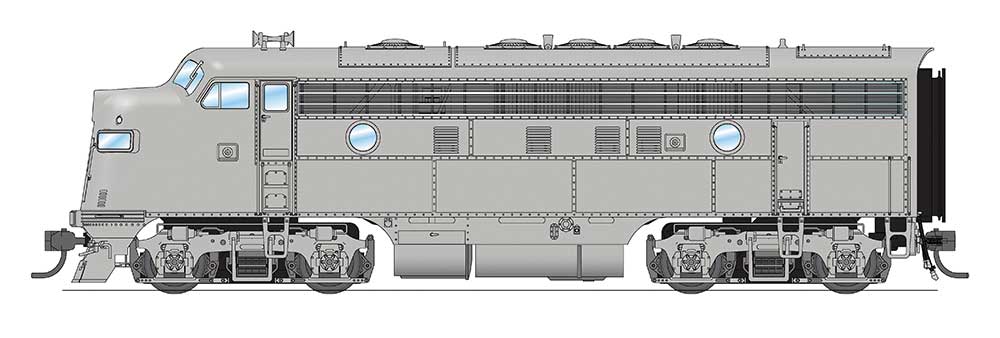 BLI 4864 HO Scale EMD F7A Diesel Phase I Undecorated Paragon3 DCC