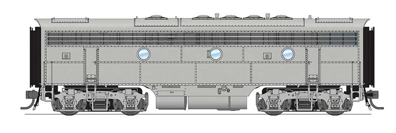 BLI 4865 HO Scale EMD F7B Diesel Phase I Undecorated Paragon3 DCC