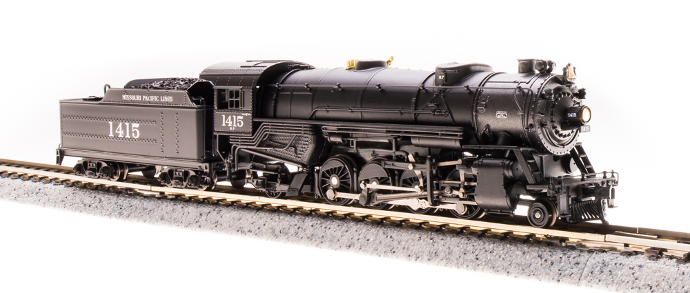 BLI 5959 N Scale 2-8-2 Mikado Steam Locomotive Missouri Pacific 1460 Paragon3 DCC