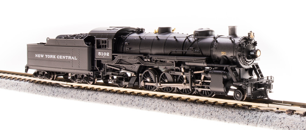 BLI 5977 N Scale 2-8-2 Mikado Steam Locomotive New York Central 5109 Paragon3 DCC