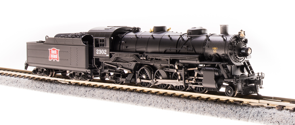 BLI 5978 N Scale 2-8-2 Mikado Steam Locomotive Rock Island 2302 Paragon3 DCC