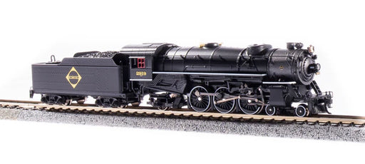 BLI 6220 N Scale 4-6-2 Pacific Steam Locomotive Erie 2919 Paragon3 DCC