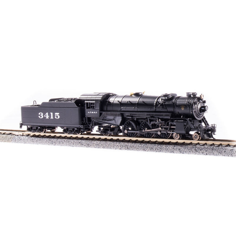 BLI 6222 N Scale 4-6-2 Pacific Steam Locomotive Santa Fe ATSF 3415 Paragon3 DCC