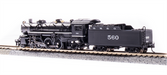 BLI 6244 N Scale 4-6-2 Pacific Steam Locomotive Gulf, Mobile & Ohio 560 Paragon3 DCC