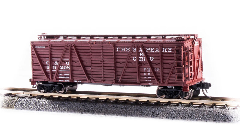 BLI 6570 N Scale K7 Stock Car Chesapeake & Ohio C&O - Cattle Sounds