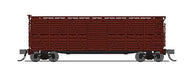 BLI 6588 N Scale K7 Stock Car Unlettered Boxcar Red - Cattle Sounds