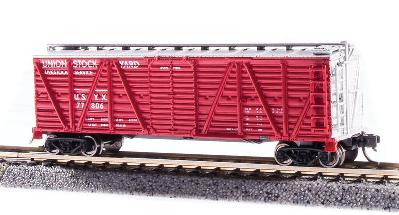 BLI 6595 N Scale K7 Stock Car Union Stock Yards USYX (2 Pack)