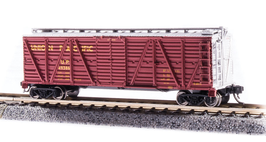 BLI 6596 N Scale K7 Stock Car Union Pacific UP (2 Pack)