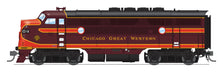 BLI 6652 HO Scale EMD F3A-B Diesel Set Chicago Great Western CGW 101A/101B Paragon4 DCC