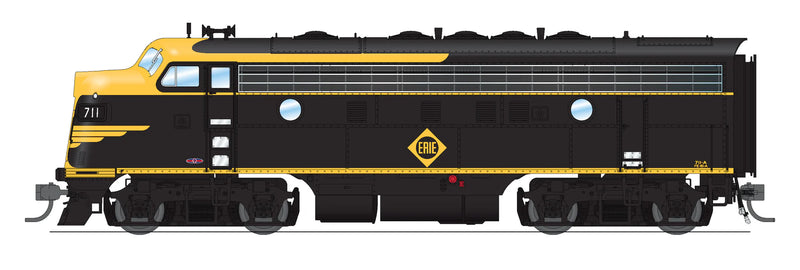 BLI 6675 HO Scale EMD F7A-B Diesel Set Erie 711A/711B Paragon4 DCC