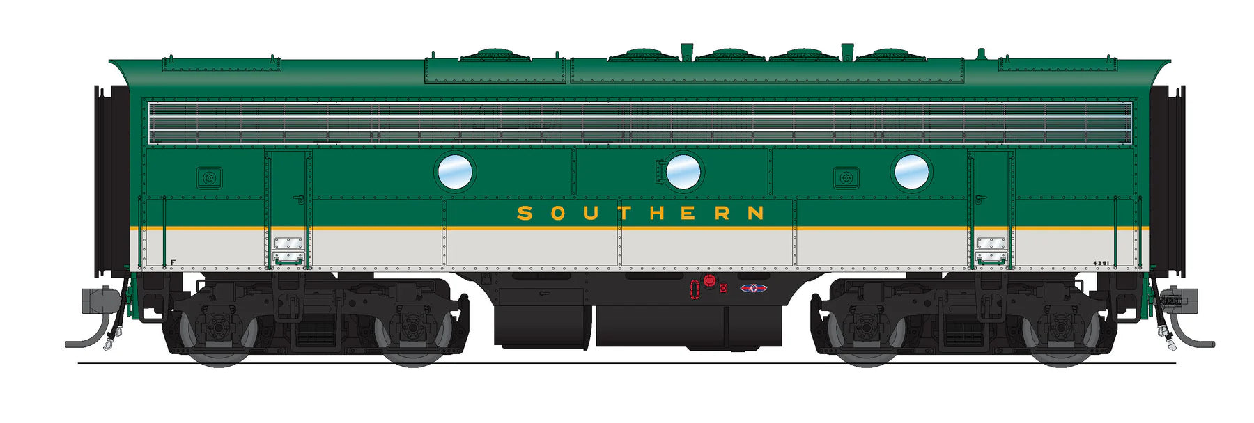 BLI 6679 HO Scale EMD F7A-B Diesel Set Southern Railway 4213/4391 Paragon4 DCC