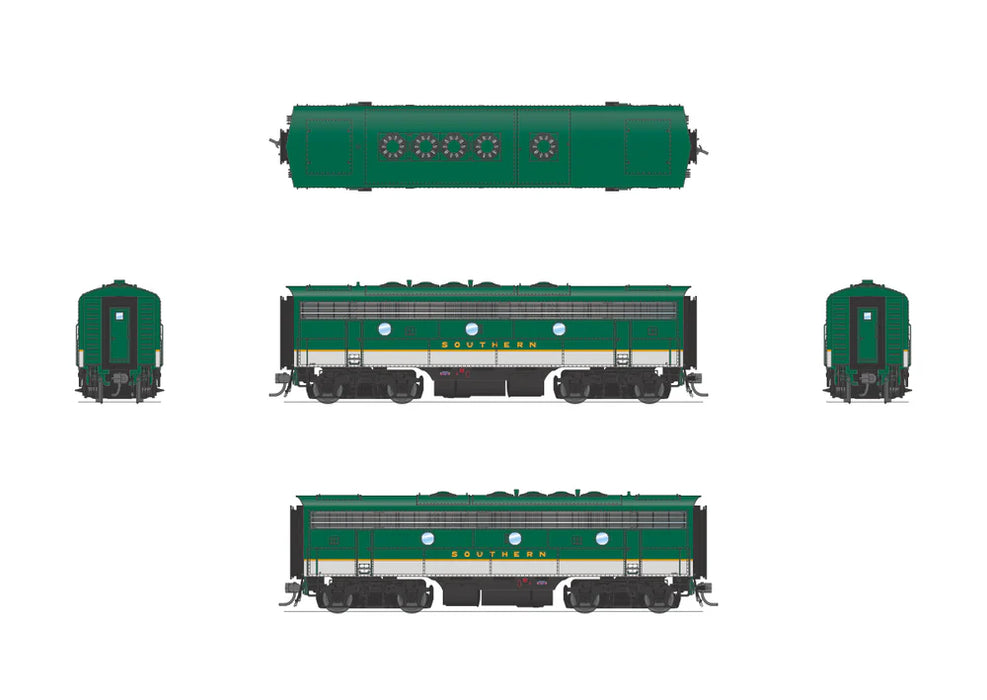 BLI 6679 HO Scale EMD F7A-B Diesel Set Southern Railway 4213/4391 Paragon4 DCC