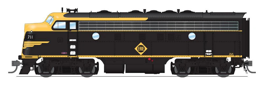 BLI 6684 HO Scale EMD F7A Erie 711D Paragon4 DCC