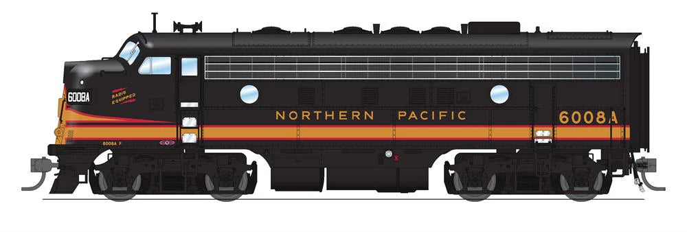 BLI 6688 HO Scale EMD F7A Northern Pacific NP 6008D Paragon4 DCC