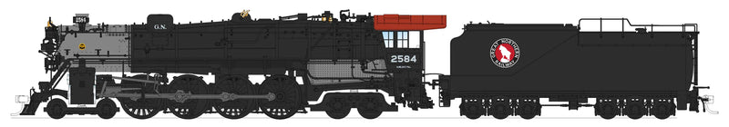 BLI 6718 HO Scale Class S2 4-8-4 Northern Steam Loco Great Northern GN 2584 Hybrid Paragon4 DCC