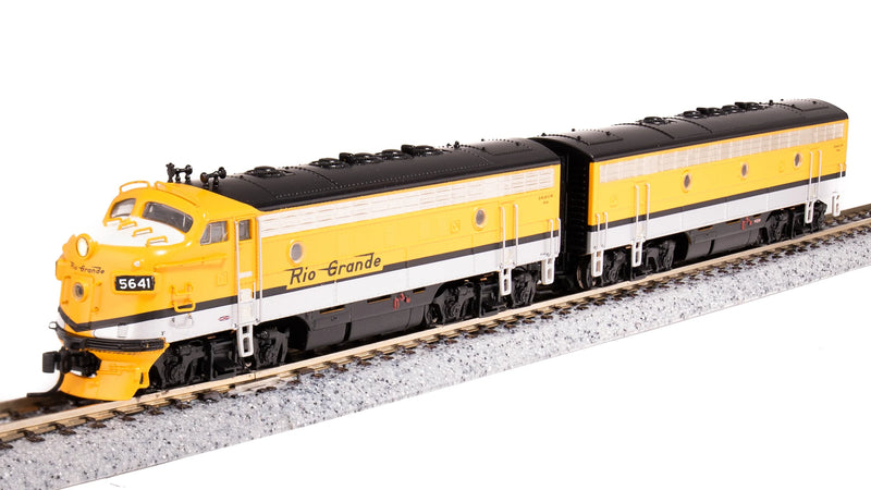 BLI 6862 N Scale EMD F7A-B Diesel Set Rio Grande D&RGW 5641/5642 Paragon4 DCC