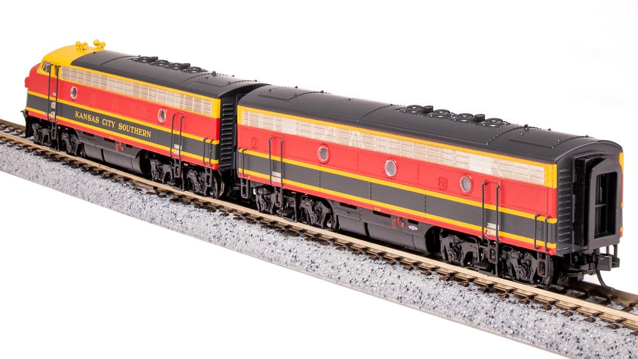 BLI 6864 N Scale EMD F7A-B Diesel Set Kansas City Southern KCS 71A/B Paragon4 DCC