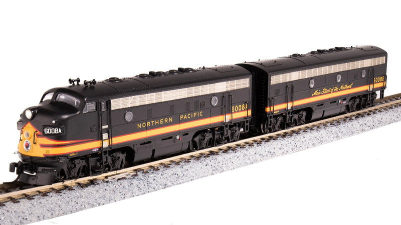BLI 6865 N Scale EMD F7A-B Diesel Set Northern Pacific NP 6008A/B Paragon4 DCC