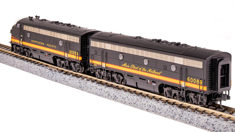 BLI 6865 N Scale EMD F7A-B Diesel Set Northern Pacific NP 6008A/B Paragon4 DCC
