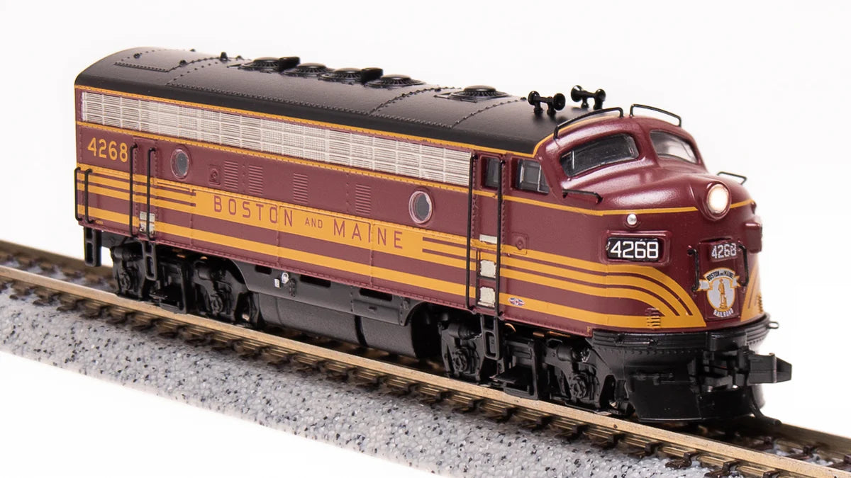 BLI 6871 N Scale EMD F7A Diesel Boston & Maine B&M 4268A Paragon4 DCC