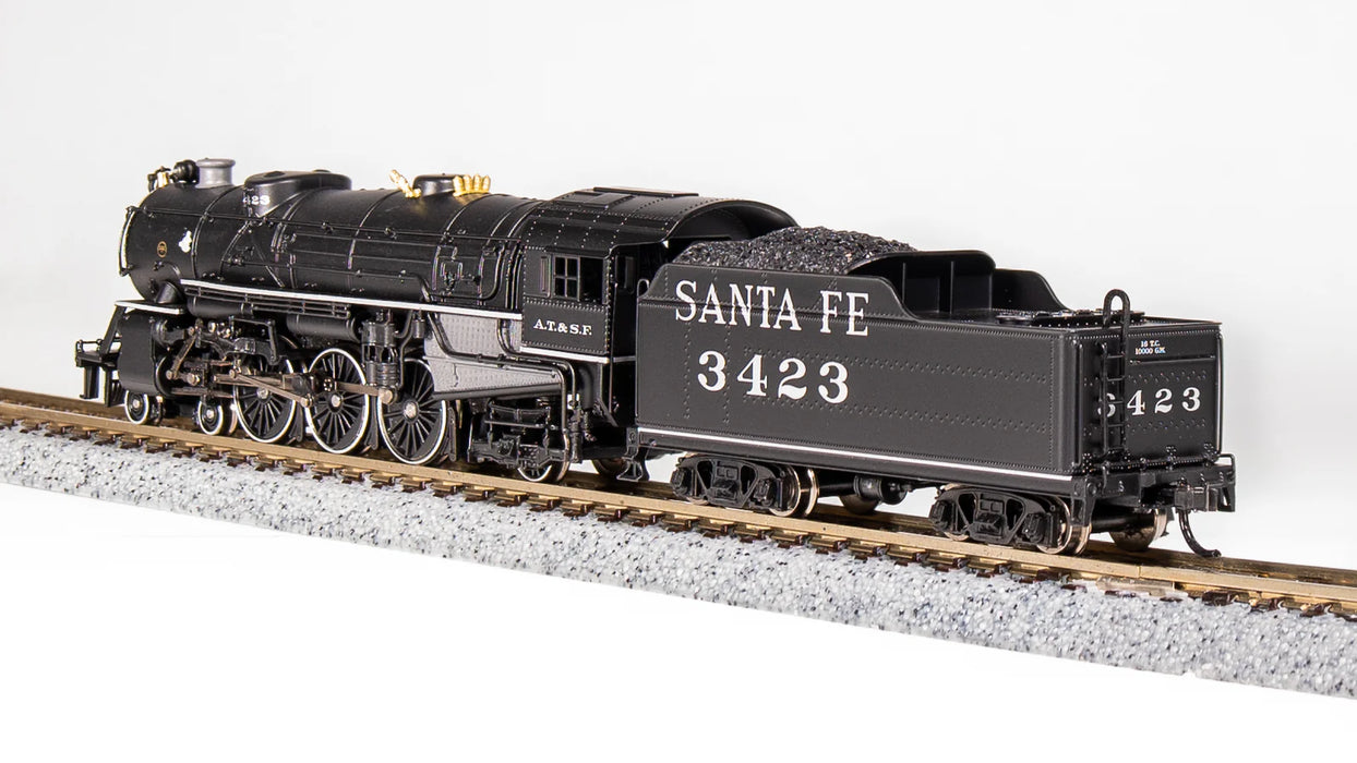 BLI 6920 N Scale 4-6-2 Heavy Pacific Steam Loco Santa Fe ATSF 3423 Paragon4 (Sound/DC/DCC)