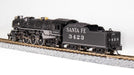BLI 6920 N Scale 4-6-2 Heavy Pacific Steam Loco Santa Fe ATSF 3423 Paragon4 (Sound/DC/DCC)