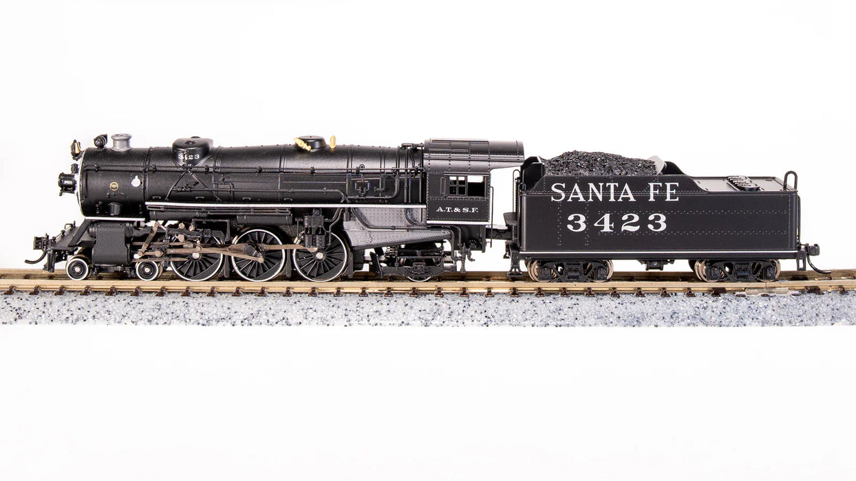 BLI 6920 N Scale 4-6-2 Heavy Pacific Steam Loco Santa Fe ATSF 3423 Paragon4 (Sound/DC/DCC)