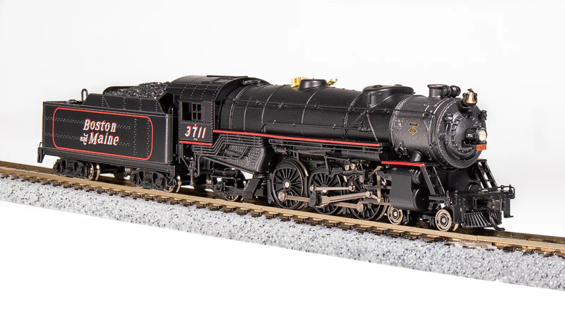 BLI 6922 N Scale 4-6-2 Pacific Steam Locomotive Boston & Maine 3711 with Paragon4 DCC
