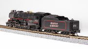 BLI 6922 N Scale 4-6-2 Pacific Steam Locomotive Boston & Maine 3711 with Paragon4 DCC