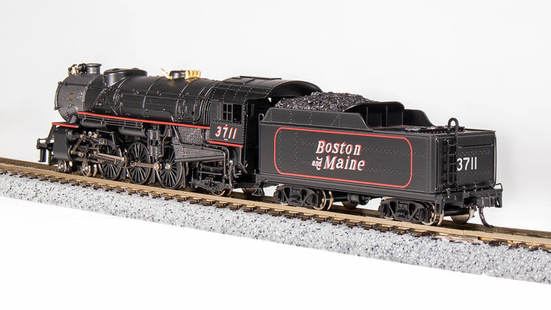 BLI 6922 N Scale 4-6-2 Pacific Steam Locomotive Boston & Maine 3711 with Paragon4 DCC