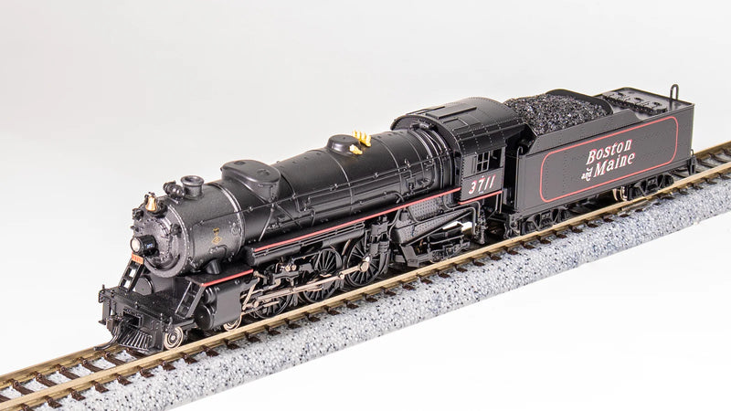 BLI 6922 N Scale 4-6-2 Pacific Steam Locomotive Boston & Maine 3711 with Paragon4 DCC