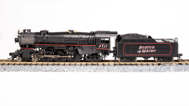 BLI 6922 N Scale 4-6-2 Pacific Steam Locomotive Boston & Maine 3711 with Paragon4 DCC