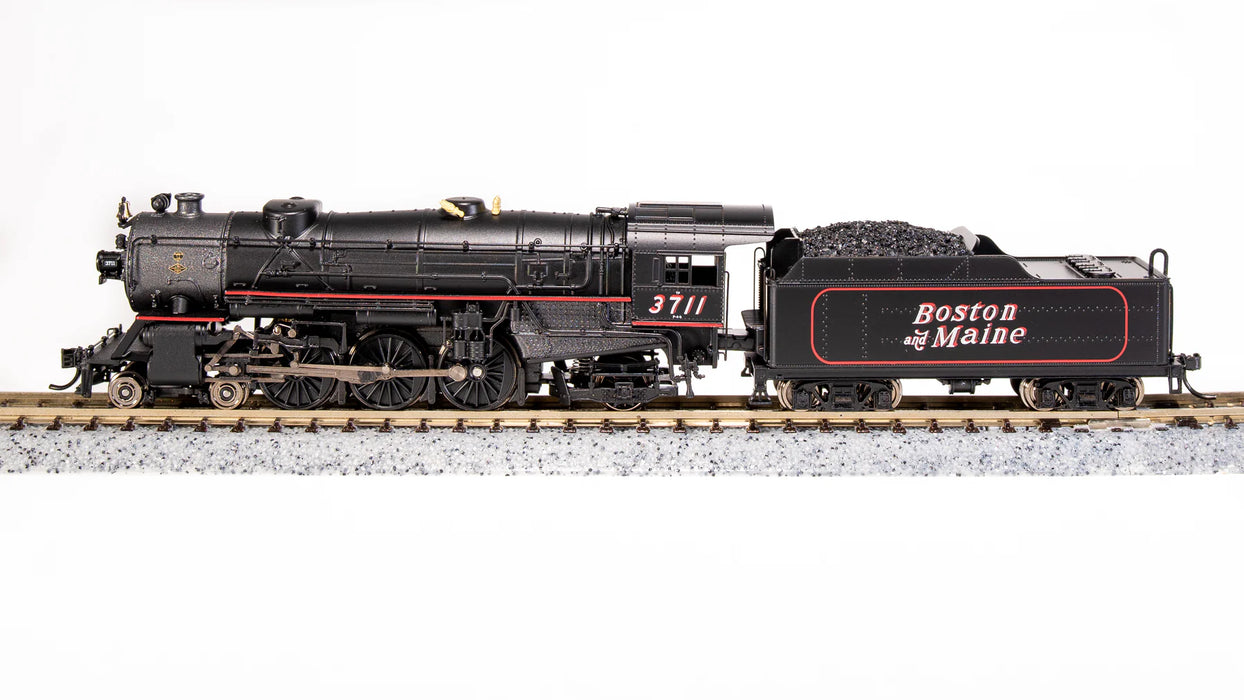 BLI 6922 N Scale 4-6-2 Pacific Steam Locomotive Boston & Maine 3711 with Paragon4 DCC