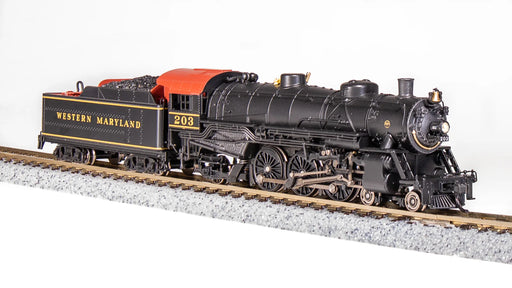 BLI 6952 N Scale 4-6-2 Light Pacific Steam Loco Western Maryland WM 203 Paragon4 (Sound/DC/DCC)