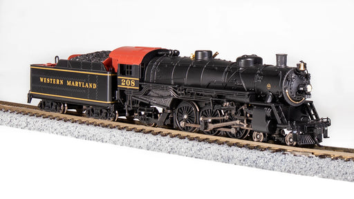 BLI 6953 N Scale 4-6-2 Light Pacific Steam Loco Western Maryland WM 208 Paragon4 (Sound/DC/DCC)