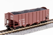 BLI 7151 N Scale 3 Bay Hopper Santa Fe ATSF (2 Pack Set B)