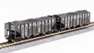 BLI 7161 N Scale H2A 3-Bay Hopper with Load Consolidated Power & Light (2 Pack Set B)