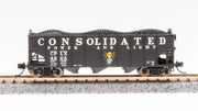 BLI 7161 N Scale H2A 3-Bay Hopper with Load Consolidated Power & Light (2 Pack Set B)
