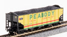 BLI 7162 N Scale H2A 3-Bay Hopper with Load Peabody Coal (2 Pack Set A)
