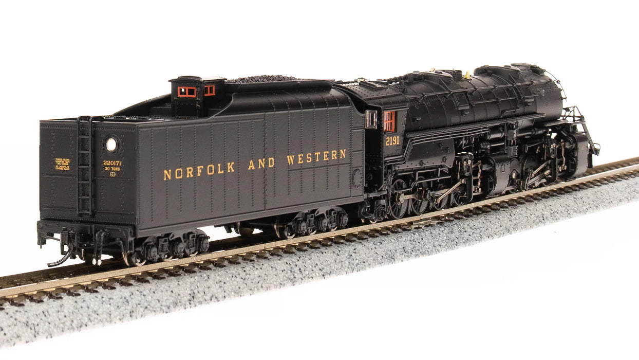 BLI N Scale Y6b 2-8-8-2 Steam Loco Norfolk Western N&W Paragon4 (Sound/DC/DCC)