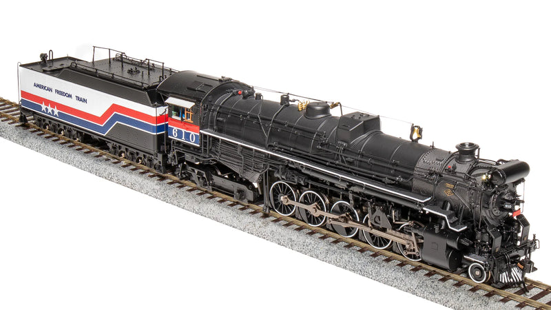 BLI 7245 HO Scale T&P 2-10-4 Steam Loco American Freedom Train 610 Paragon4 Hybrid DCC