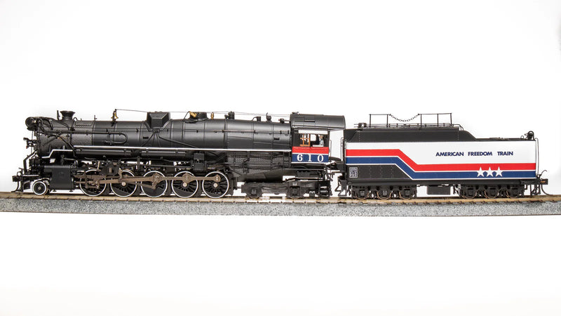 BLI 7245 HO Scale T&P 2-10-4 Steam Loco American Freedom Train 610 Paragon4 Hybrid DCC