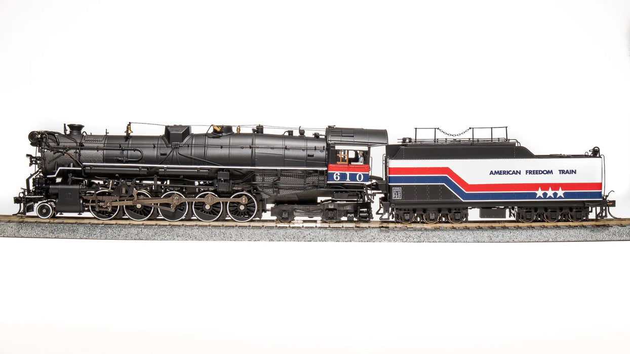 BLI 7245 HO Scale T&P 2-10-4 Steam Loco American Freedom Train 610 Paragon4 Hybrid DCC