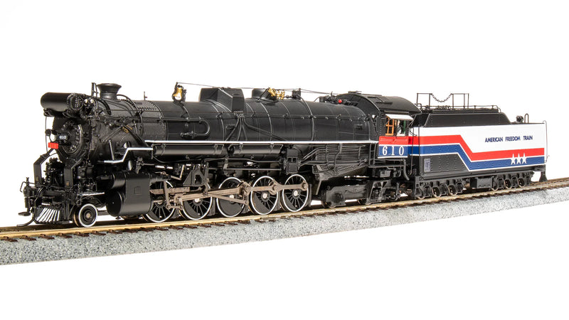 BLI 7245 HO Scale T&P 2-10-4 Steam Loco American Freedom Train 610 Paragon4 Hybrid DCC