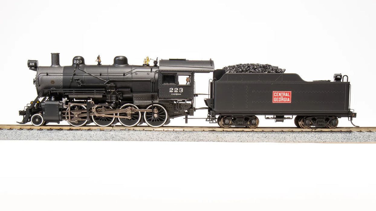 BLI 7330 HO Scale 2-8-0 Consolidation Steam Loco Central of Georgia 223 Paragon4 DCC