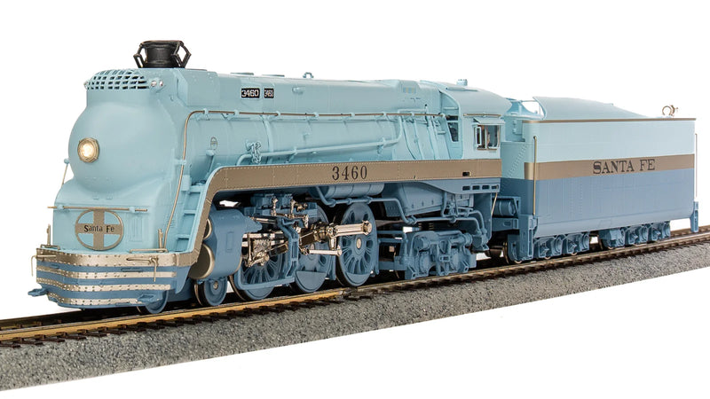 BLI 7355 HO Scale 4-6-4 Hudson Steam Loco Santa Fe Blue Goose 3460 Hybrid Paragon4 DCC