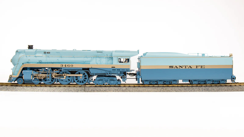 BLI 7355 HO Scale 4-6-4 Hudson Steam Loco Santa Fe Blue Goose 3460 Hybrid Paragon4 DCC